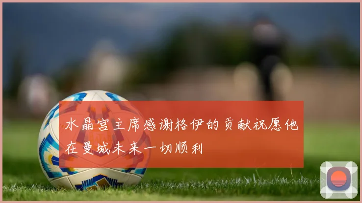 水晶宫主席感谢格伊的贡献祝愿他在曼城未来一切顺利