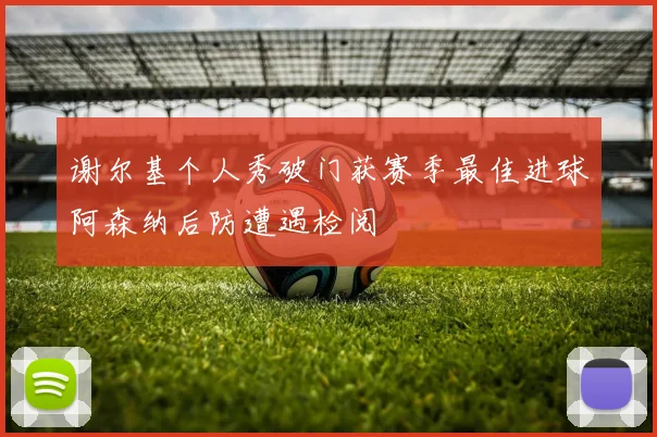 谢尔基个人秀破门获赛季最佳进球阿森纳后防遭遇检阅